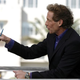 Then-Cold Pizza host Skip Bayless on the ESPN set in Miami Feb. 1, 2007
Allen Kee/Getty Images